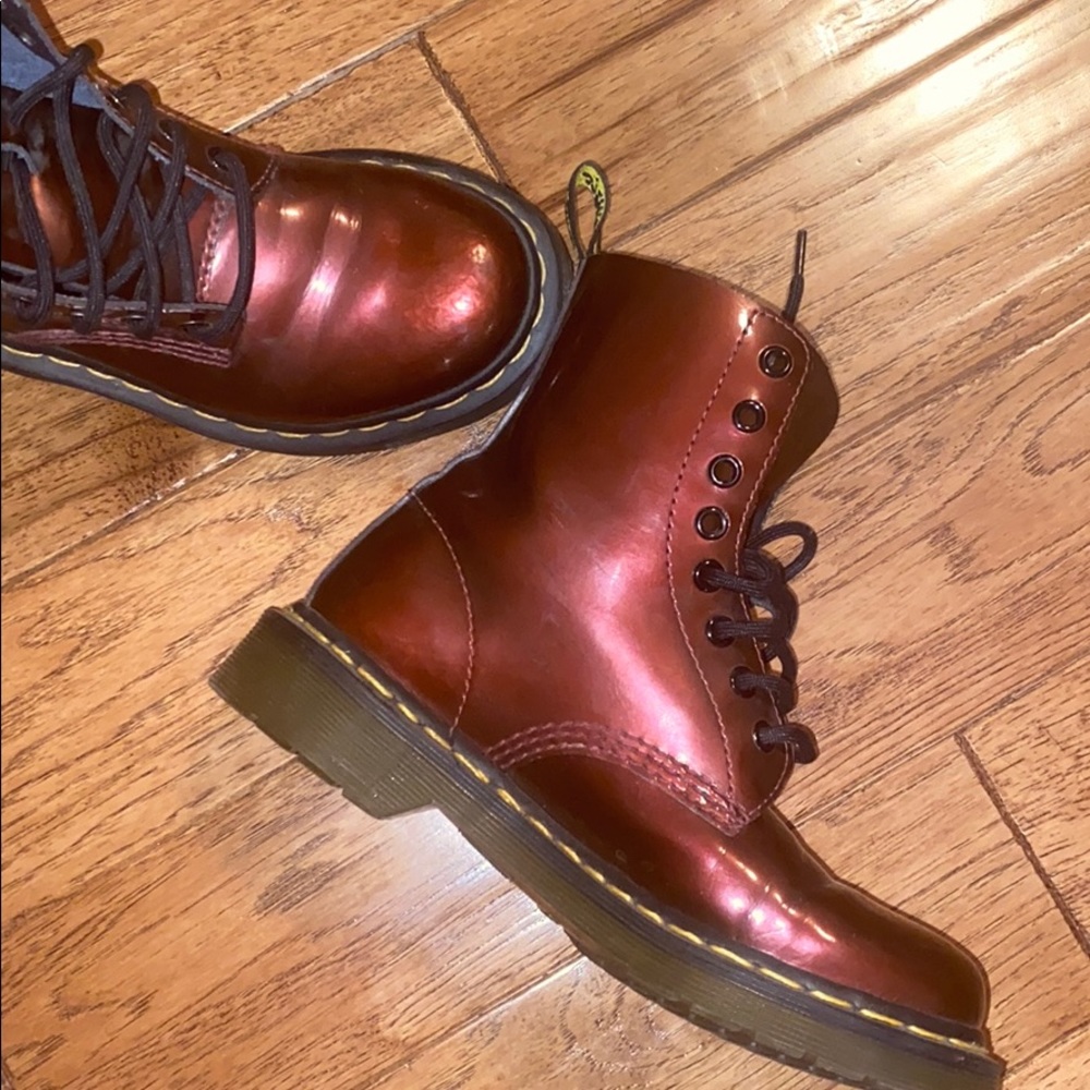 Dr. martens maroon boots (original)